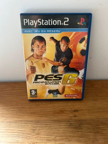 Boîte vide PlayStation 2 PES 6 avec notice
