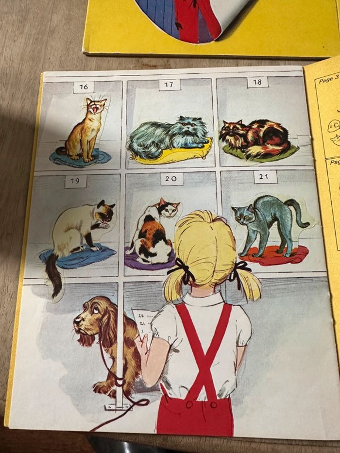 Lot de 4 livres albums autocollants rares Caroline Pierre Probst vintage anciens - photo numéro 11