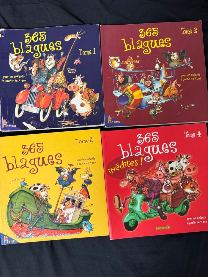 Lots 4 livres de blagues