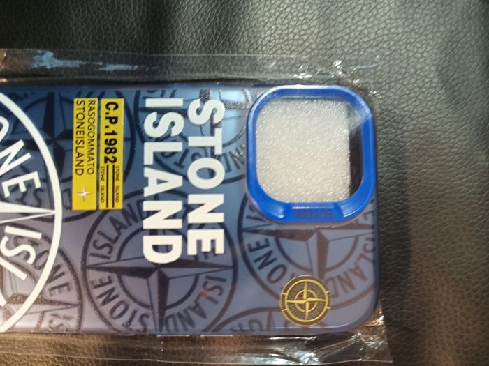 Coque stone island bleu ip15 - photo numéro 2