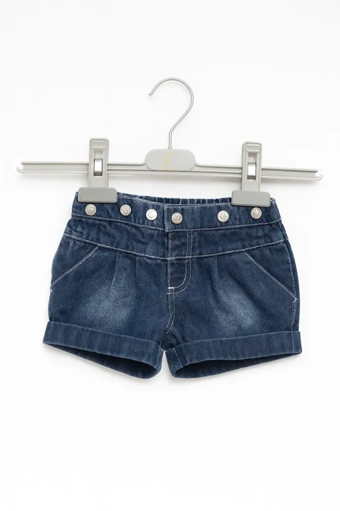 Short en jean bébé - Les P’tits Babies - 3 mois