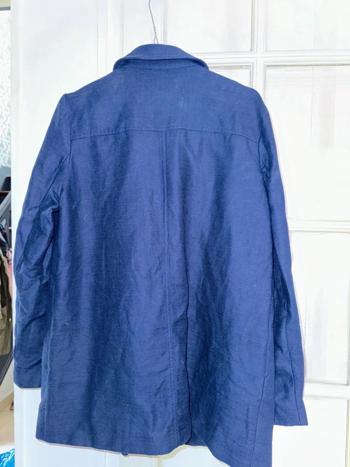 Manteau Sandro avec du cuir Taille 38 - photo numéro 4