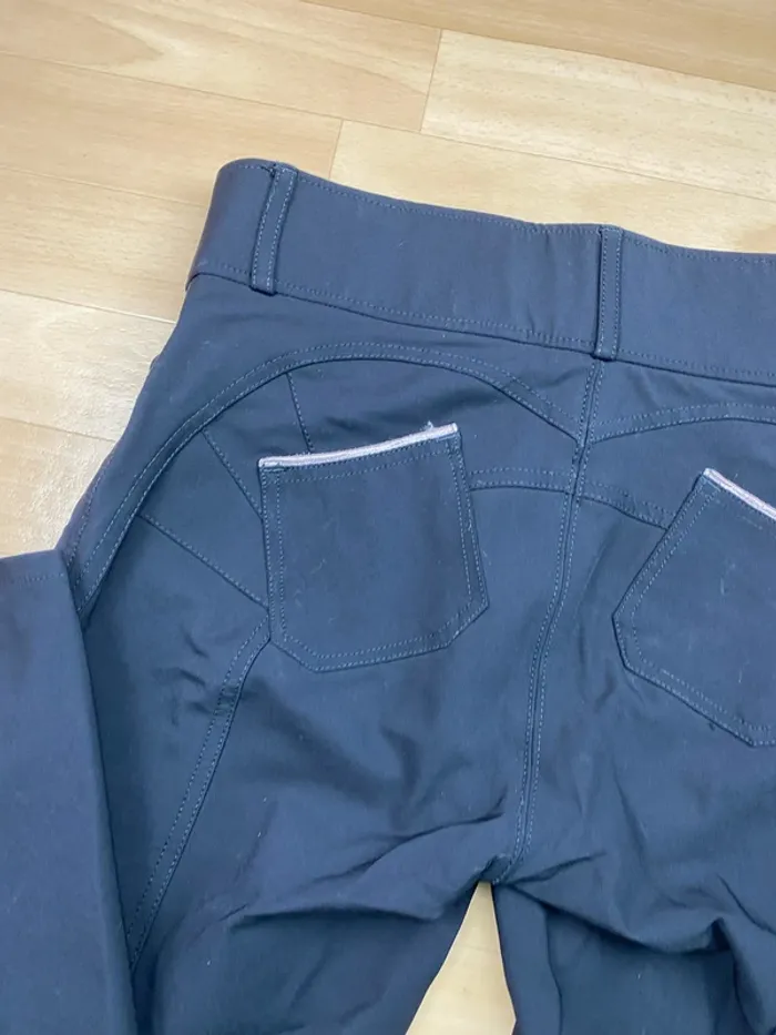 Pantalon d’équitation Equithème Push Up – Noir – Taille 40 - photo numéro 9