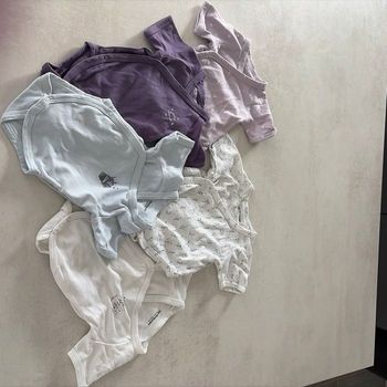 Lots de 5 Bodys manches courtes