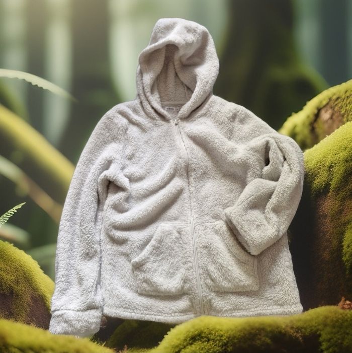 Superbe veste polaire à capuche