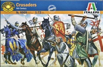 Italeri 6009 figurines Crusaders XI century AD 1/72
