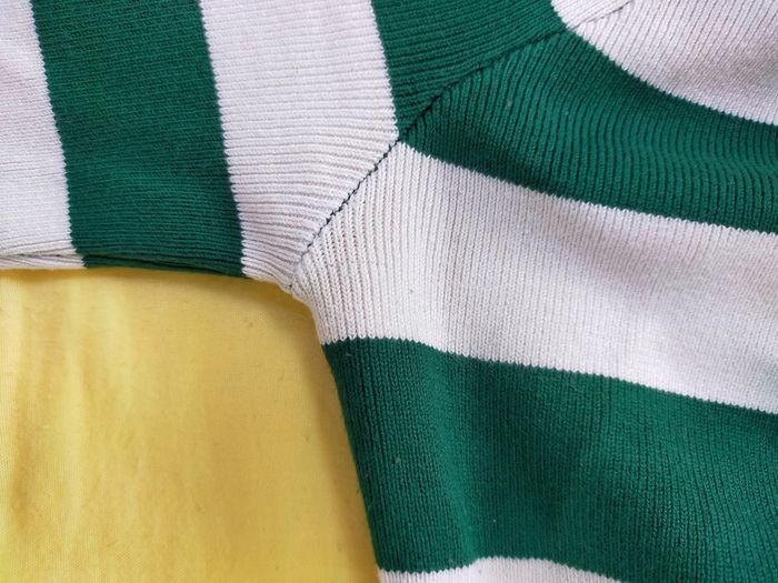 Pull court femme/fille taille S rayé blanc et vert marque ZARA - photo numéro 5