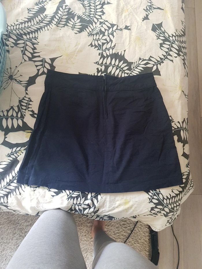 Mini-jupe bleue marine - photo numéro 3