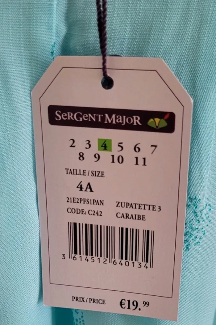 Pantalon Sergent Major 4 ans Fille - photo numéro 2