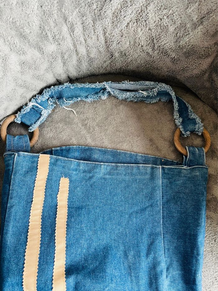 Sac fourre tout en jean - photo numéro 4