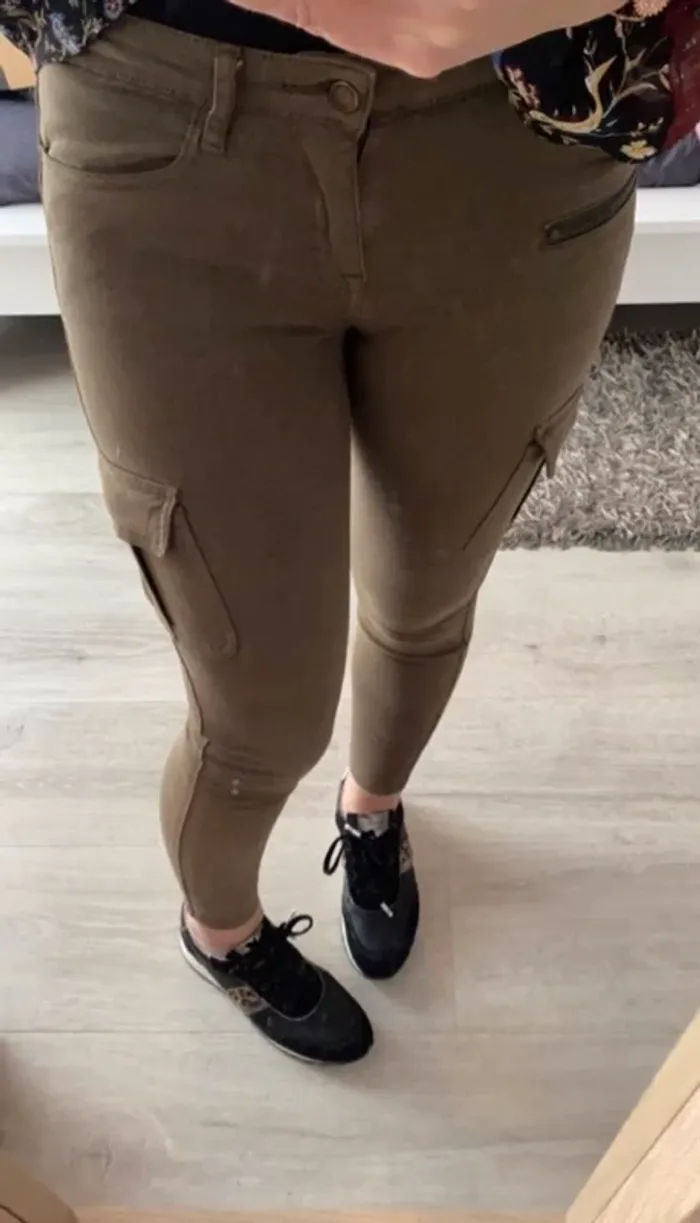 Slim army kaki Camaïeu - photo numéro 3