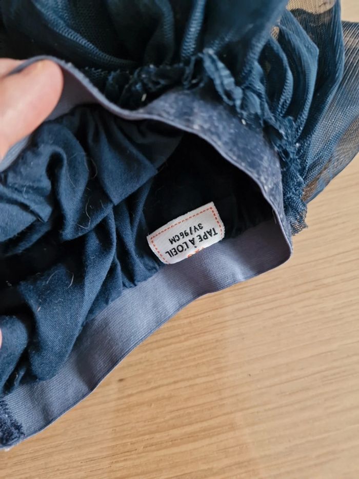 Jupe marine à volant 3 ans 96cm - photo numéro 3