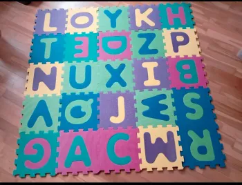 Tapis puzzle 25 dalles en mousse 30x30