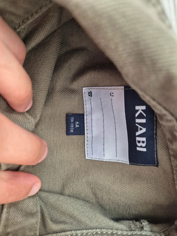 Veste en jeans kaki - photo numéro 2