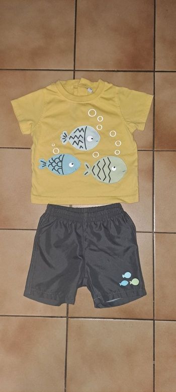 Ensemble short +tee-shirt