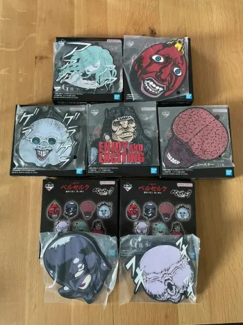Berserk – Lot de 7 Sous-verres Ichiban Kuji avec boite (G Prize)