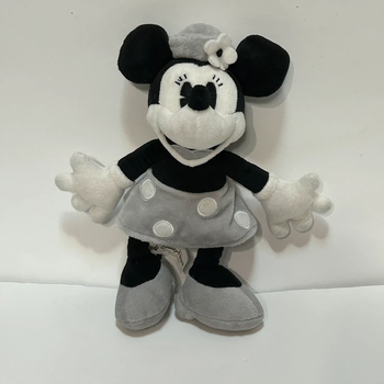 Disney Parks Steamboat Willie Rétro Minnie Mouse en peluche