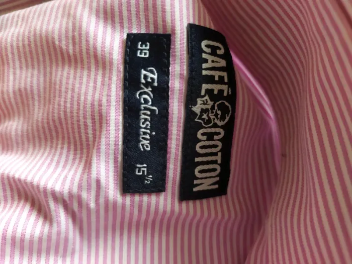 Chemise café coton - photo numéro 2