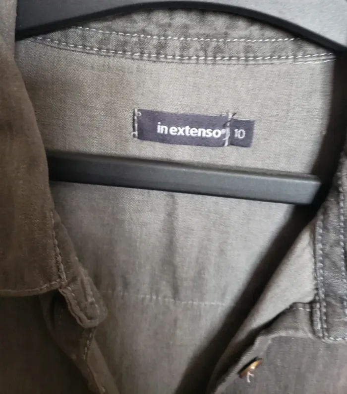 Tunique grise avec ceinture In Extenso taille 10 ans - photo numéro 4