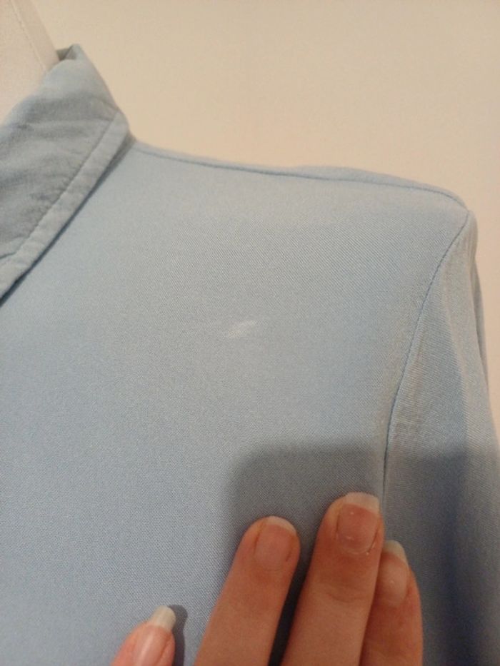 Chemise bleue claire boutonnée Jacqueline De Yong taille S 36 - photo numéro 5