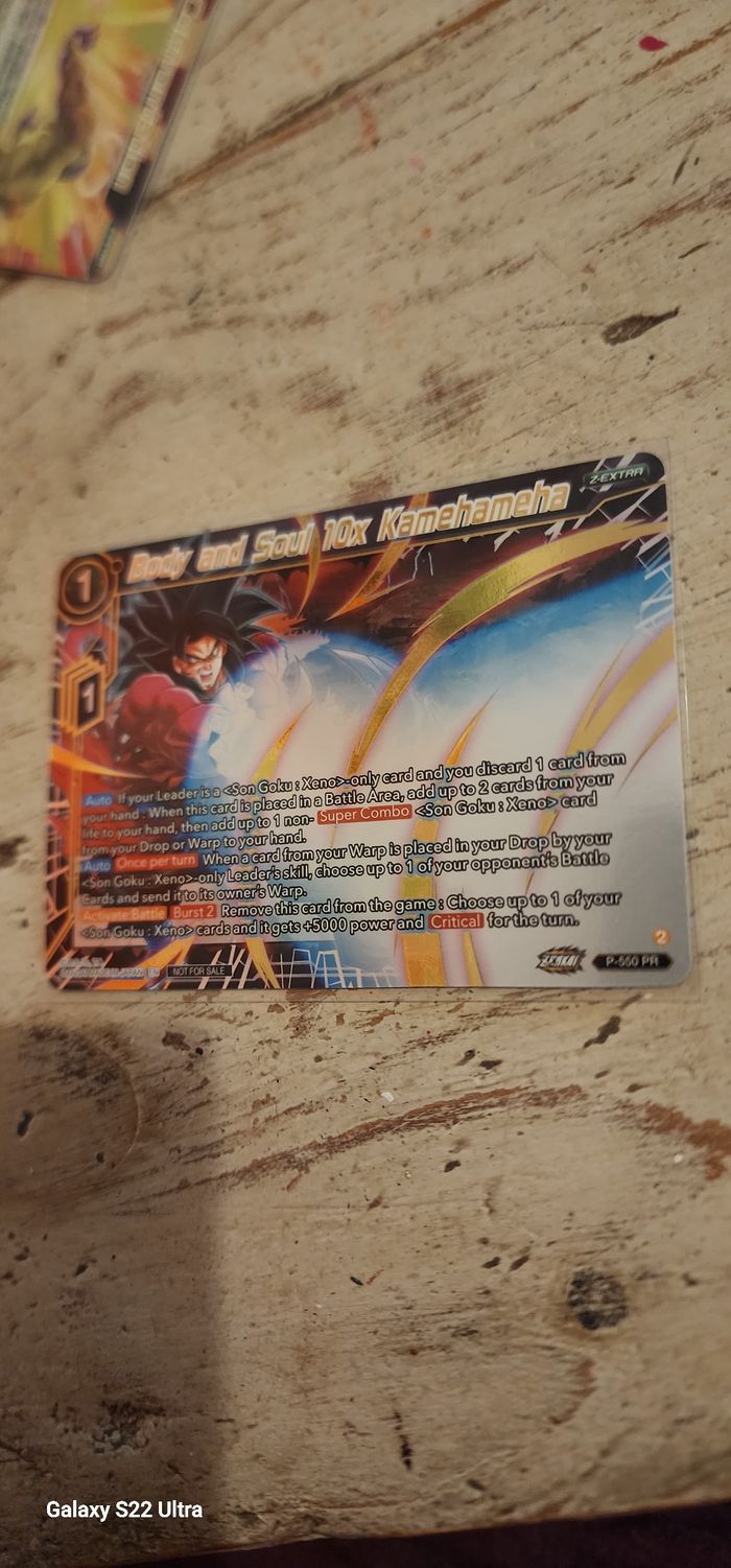 Carte dragon ball card game - photo numéro 3