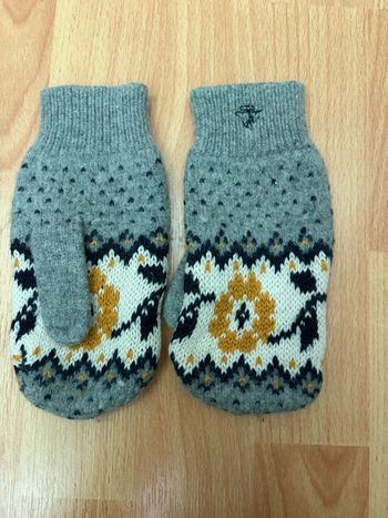 Gants gris petit bateau 