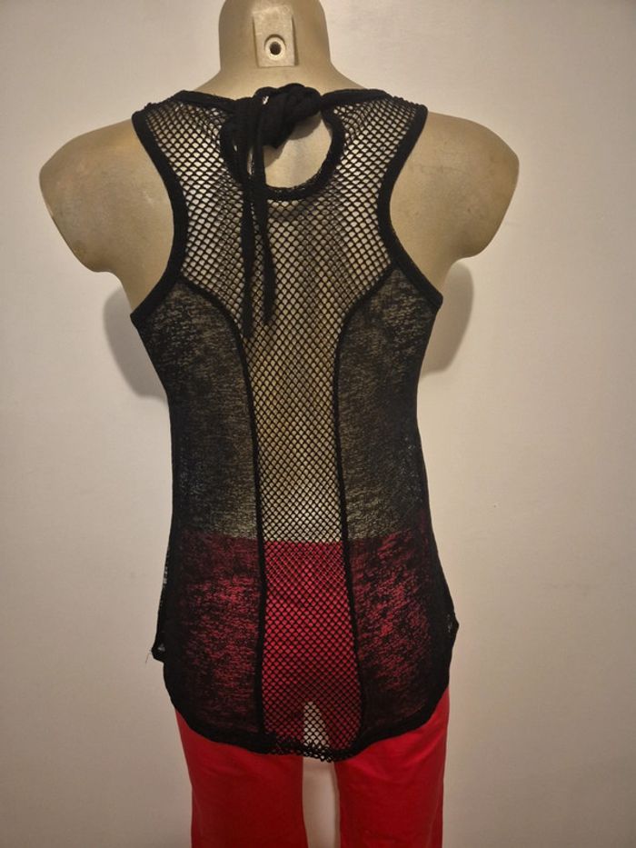 Debardeur noir strass taille m - photo numéro 5