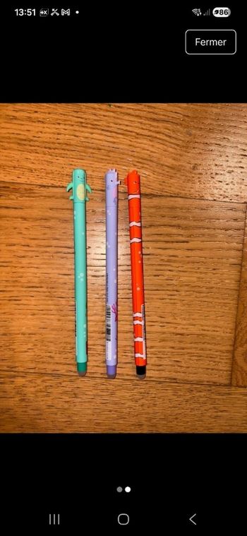 Set de 3 stylos under the sea legami