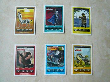 Lot de 5 cartes DreamWorks