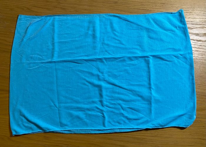 Foulard Tour de cou bleu turquoise - photo numéro 2