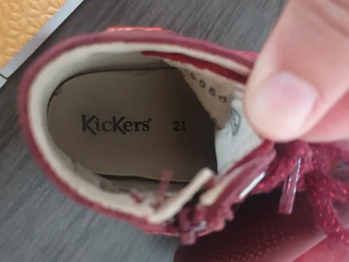 Bottines Kickers 21 rouge - photo numéro 5