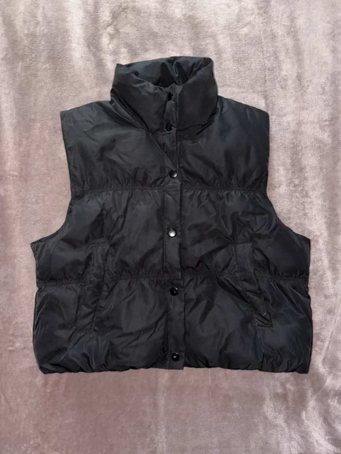 Doudoune sans manches femme Jennyfer taille S 36 couleur noir en