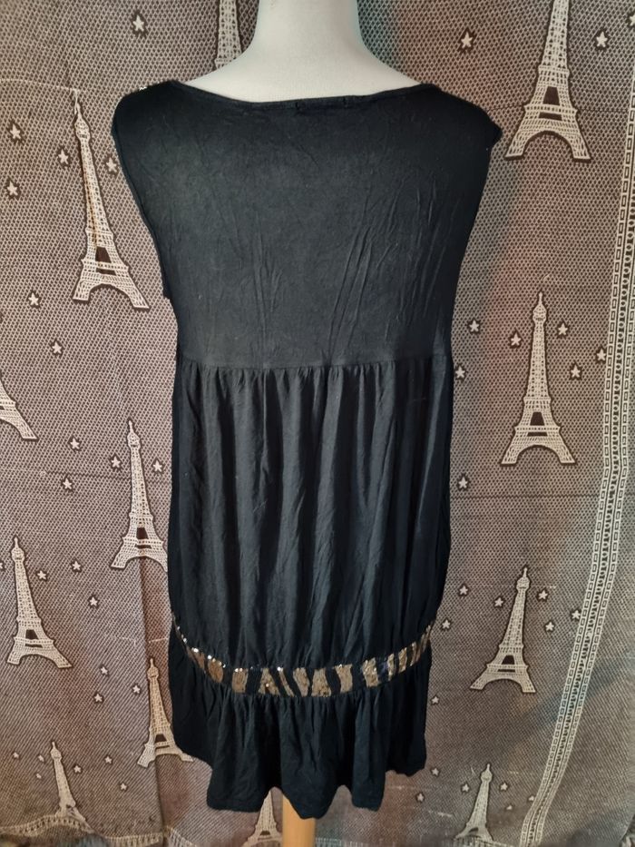 Tunique noir à strass doré taille 4 - photo numéro 6