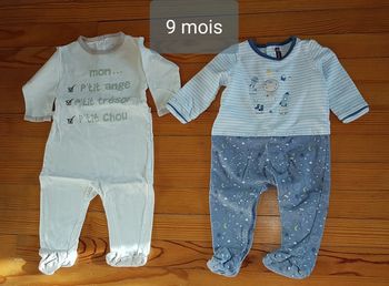Lot de 2 pyjamas 9 mois
