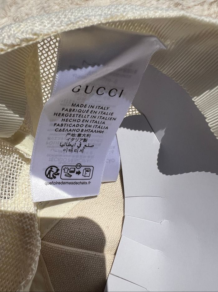 Casquette Gucci bleu - photo numéro 6