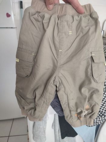 #kytie6moisgarcon. Pantalon doublé taille 6 mois