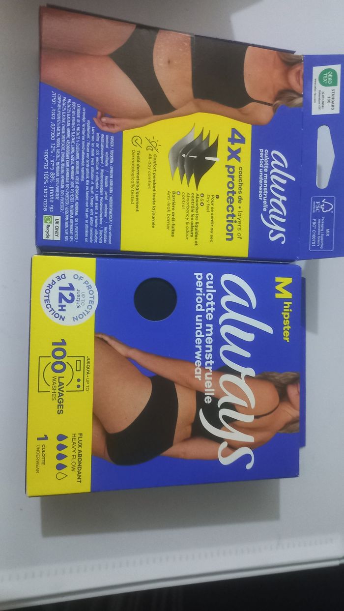 Culotte menstruelle périod underwear always - photo numéro 2