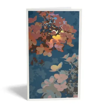 Carte Motif Floral Karto 19 x 11 cm Neuf 