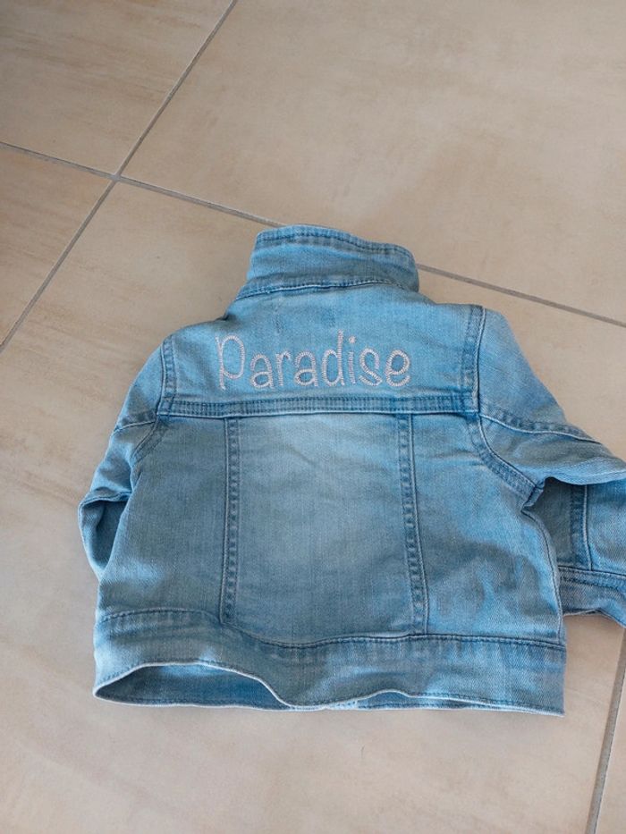 Veste en jean 6 mois - photo numéro 2
