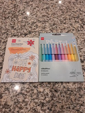Coloriages cartes postales