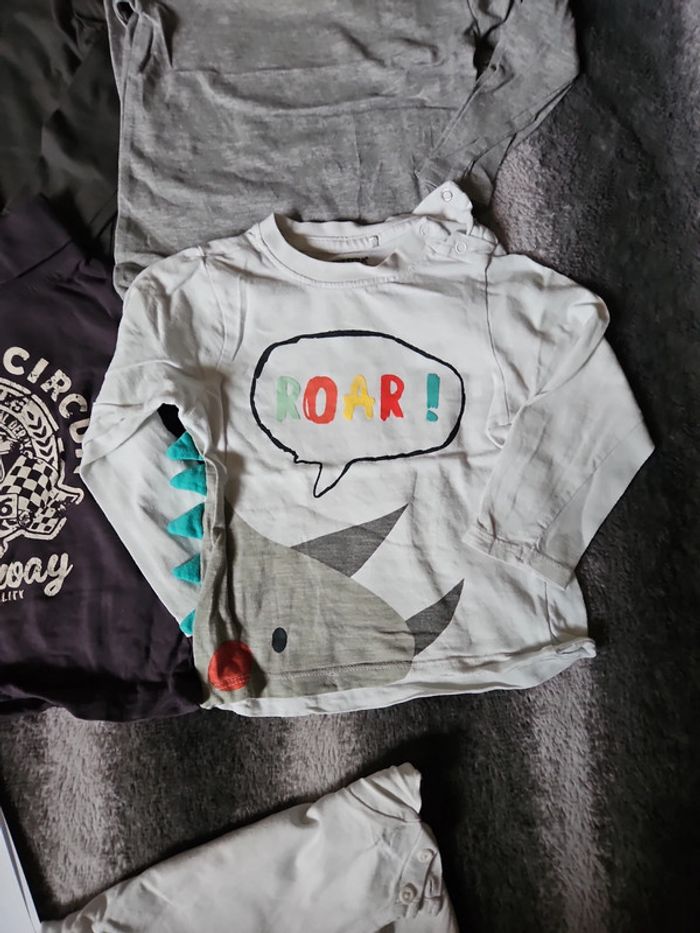 Lot de 5 Tee-shirt manches longues 18 mois - photo numéro 4