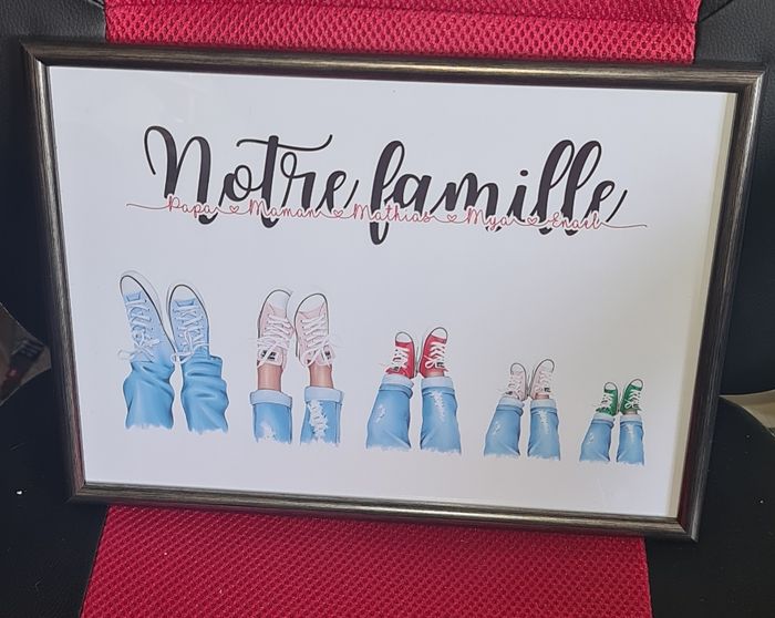 Cadre personnalisé famille - photo numéro 2