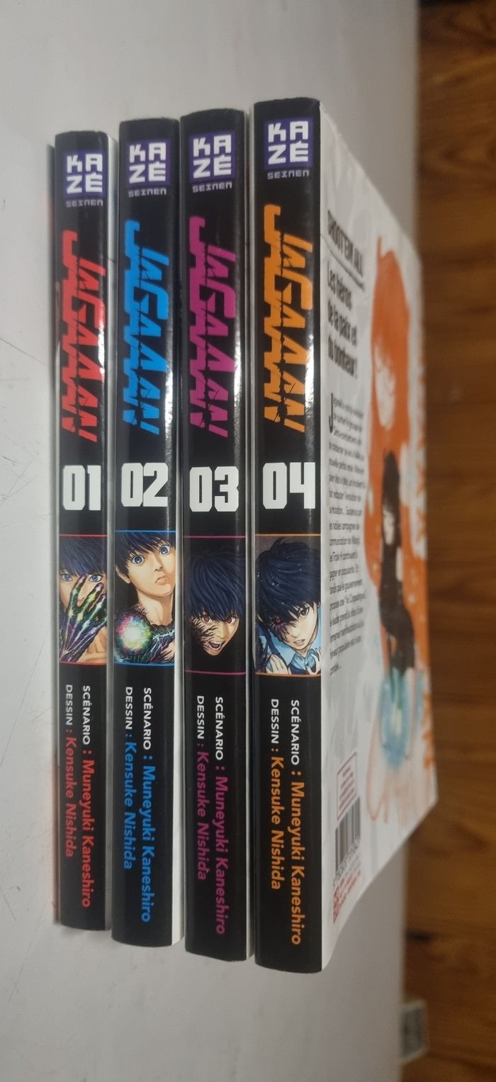 Jagaaan lot manga tomes 1 à 4 édition kazé seinen - photo numéro 2
