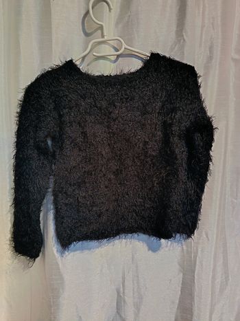 pull noir de La Halle 10 ans réf 81 D19