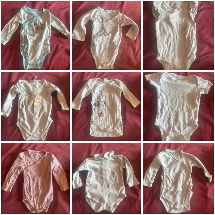 Lot de 9 bodies