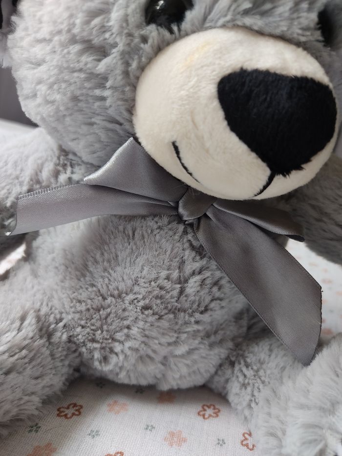 Ourson gris Auchan - Parfait état - photo numéro 4