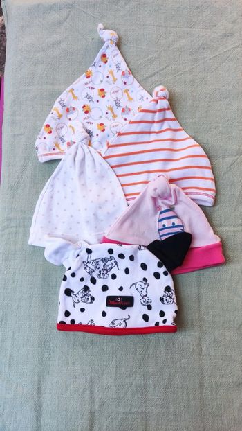 Lot de 5 bonnets