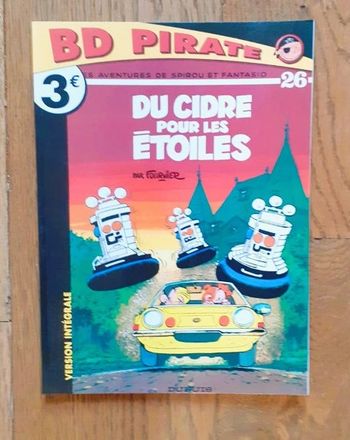BD Du cidre pour les étoiles Spirou et Fantasio tome 26