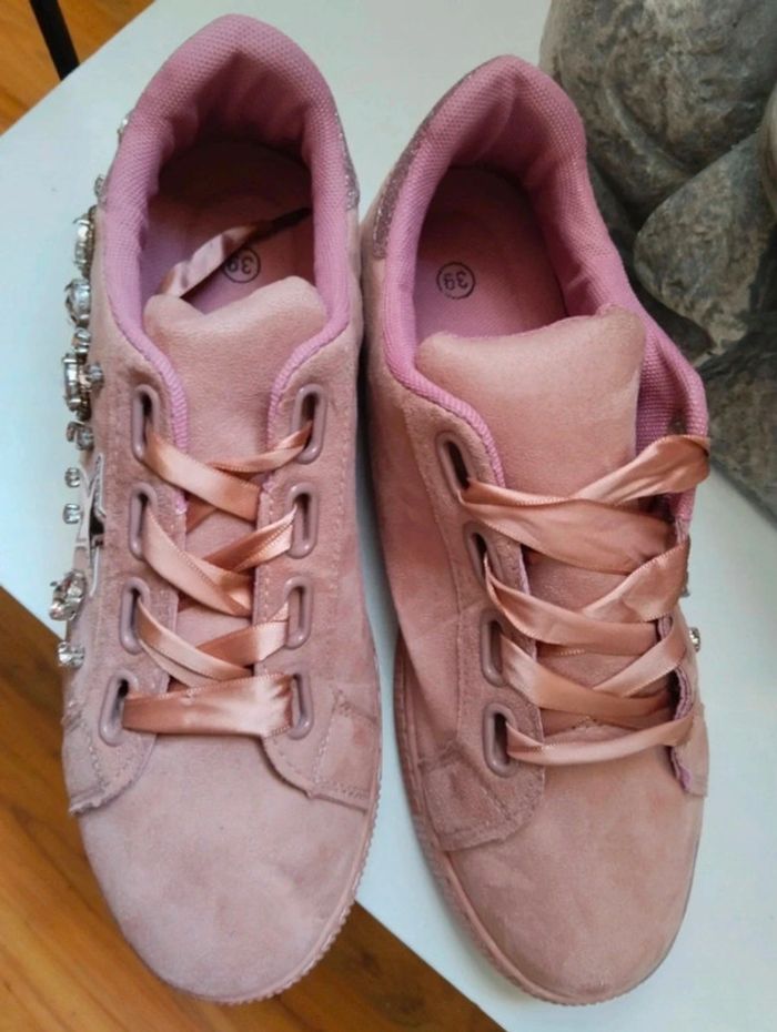 Baskets sneakers femme pointure 39 - photo numéro 9