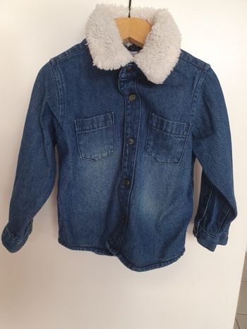 Chemise en jean Z Grain de blé  18 mois